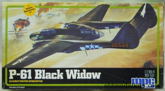 MPC 1/72 Northrop P-61 Black Widow - Jukin Judy, 1-4303 plastic model kit